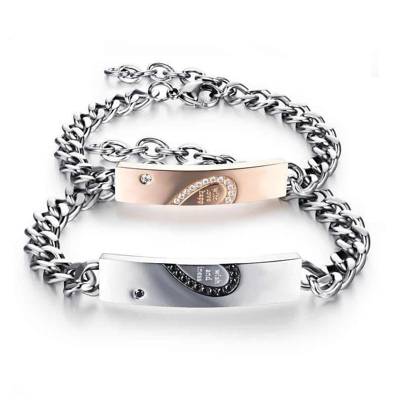 Bracelets Couple Connexion du Coeur - 123Ambre