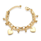 bracelet breloque coeur saint valentin