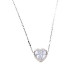 Collier Coeur Solitaire