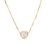 Collier Coeur Solitaire