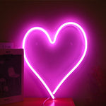 lampe neon cœur