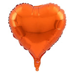 ballon coeur orange
