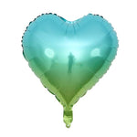 ballon helium coeur bleu