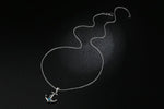 Collier Coeur <br/>Ancre Marine (Argent)