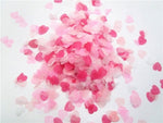 Confettis Coeur Rose Clair et Rose Foncé 