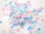 Confettis Coeur Rose et Bleu