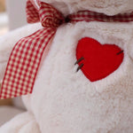 Peluche Coeur <br/>Ours Blanc