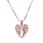 Collier Coeur <br/>Ailes D'Ange