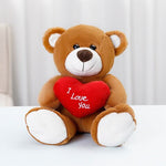 peluche ours je t'aime