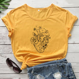 T-shirt Coeur <br/>Humain