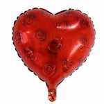 ballon coeur rouge helium