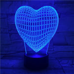 lampe coeur bleu