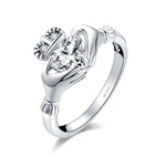 Bague Coeur <br/>Claddagh Galway (Argent)