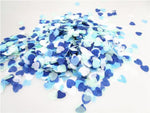 Confettis Coeur< Bleu et Blanc 