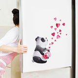 Sticker Coeur Panda